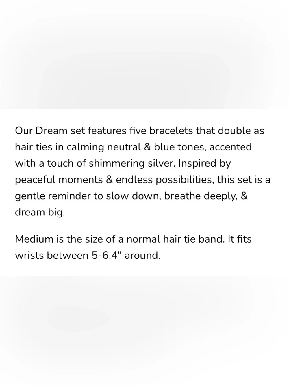 Klani hair tie bracelet set